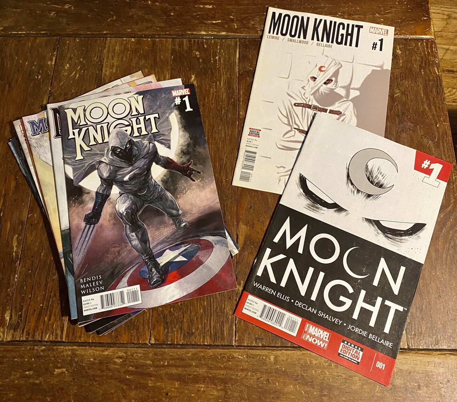 BIG MOON KNIGHT Key Issue Set | First Mr. Knight | Ellis Bendis Lemire WOAH