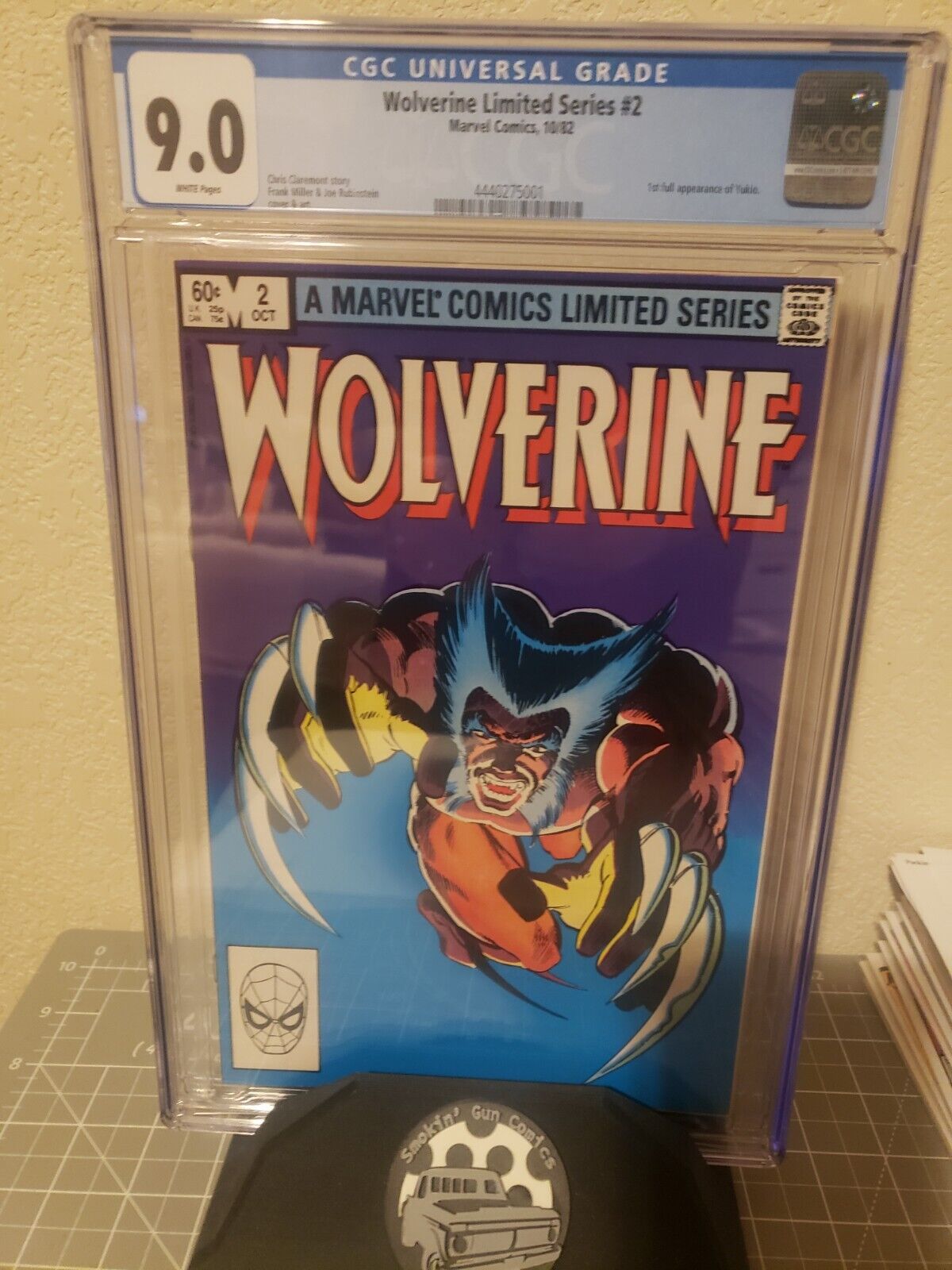 Wolverine, Vol 1., Limited Series #2 - KEY: 1st Full App. Yukio - CGC 9.0