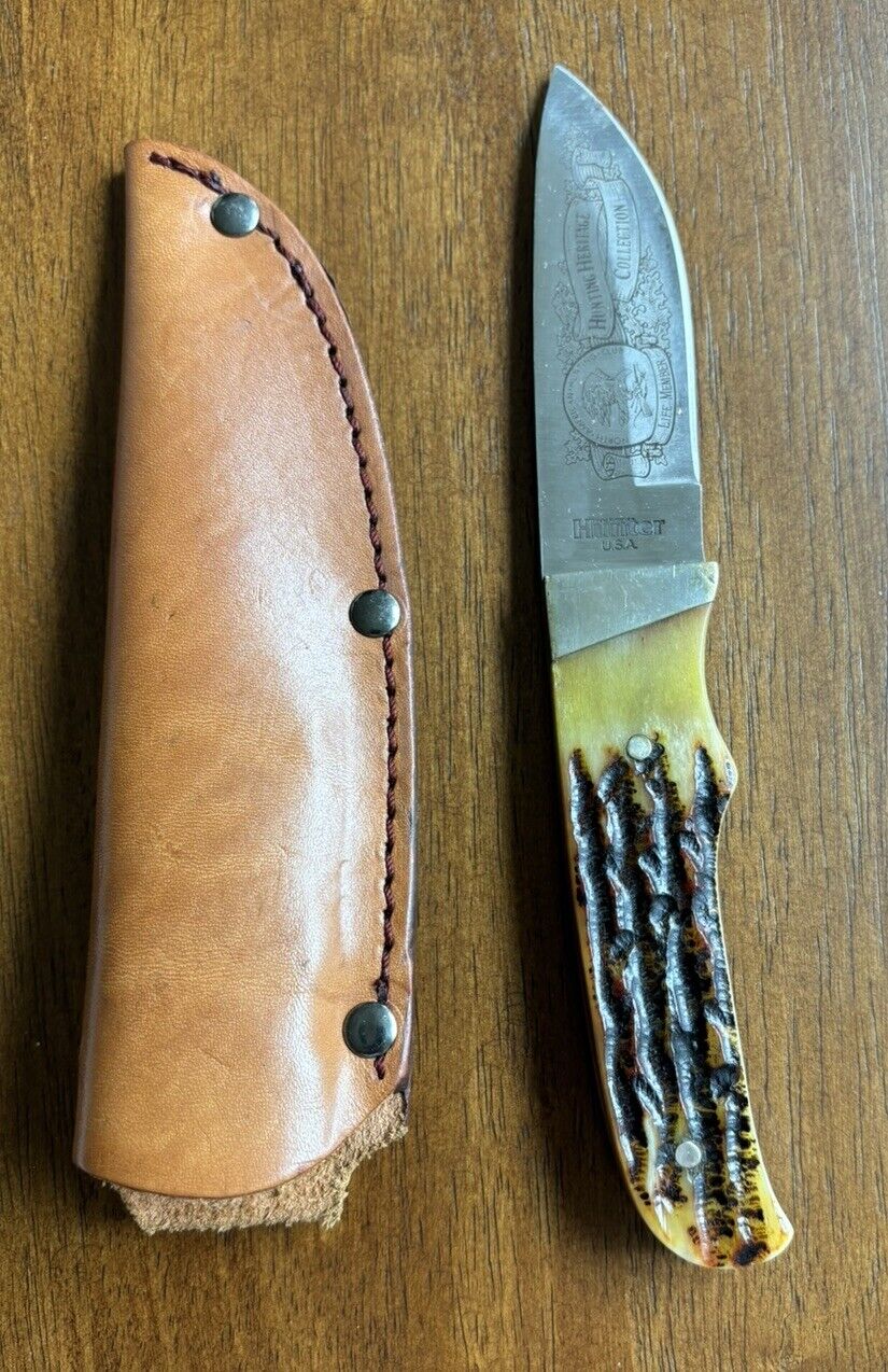 North American Hunting Club Heritage Collection Hunting Knife And Sheath