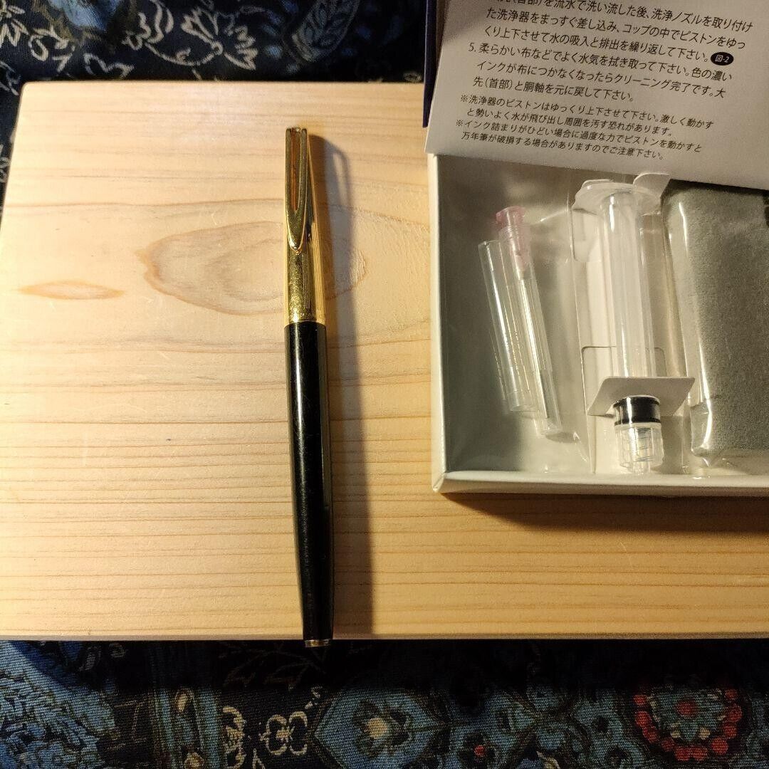 Waterman C/F 18k,fountain pen from JAPAN Waterman fountain pen USED
