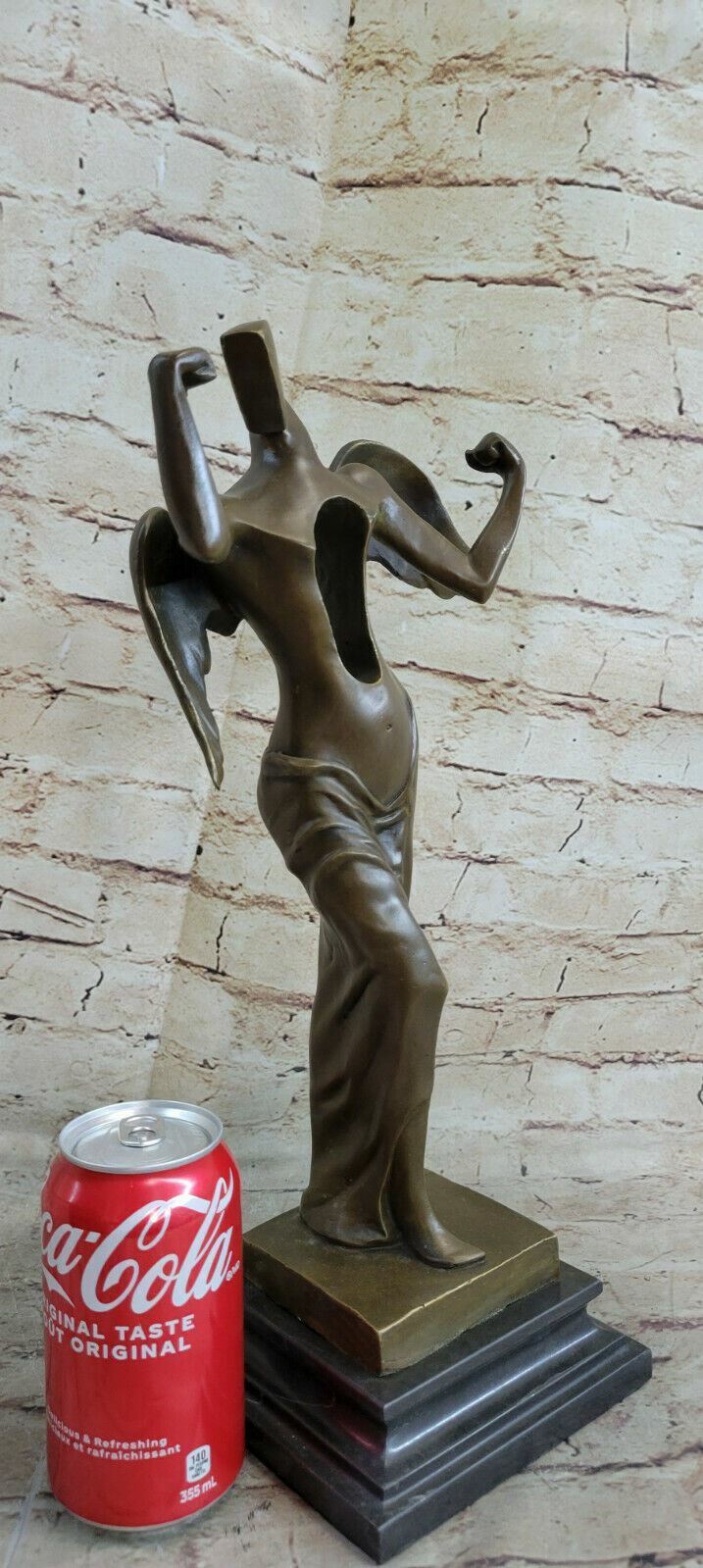 Bronze Sculpture Statue Salvador Dali Surrealist Angel Signed Surrealism Decor