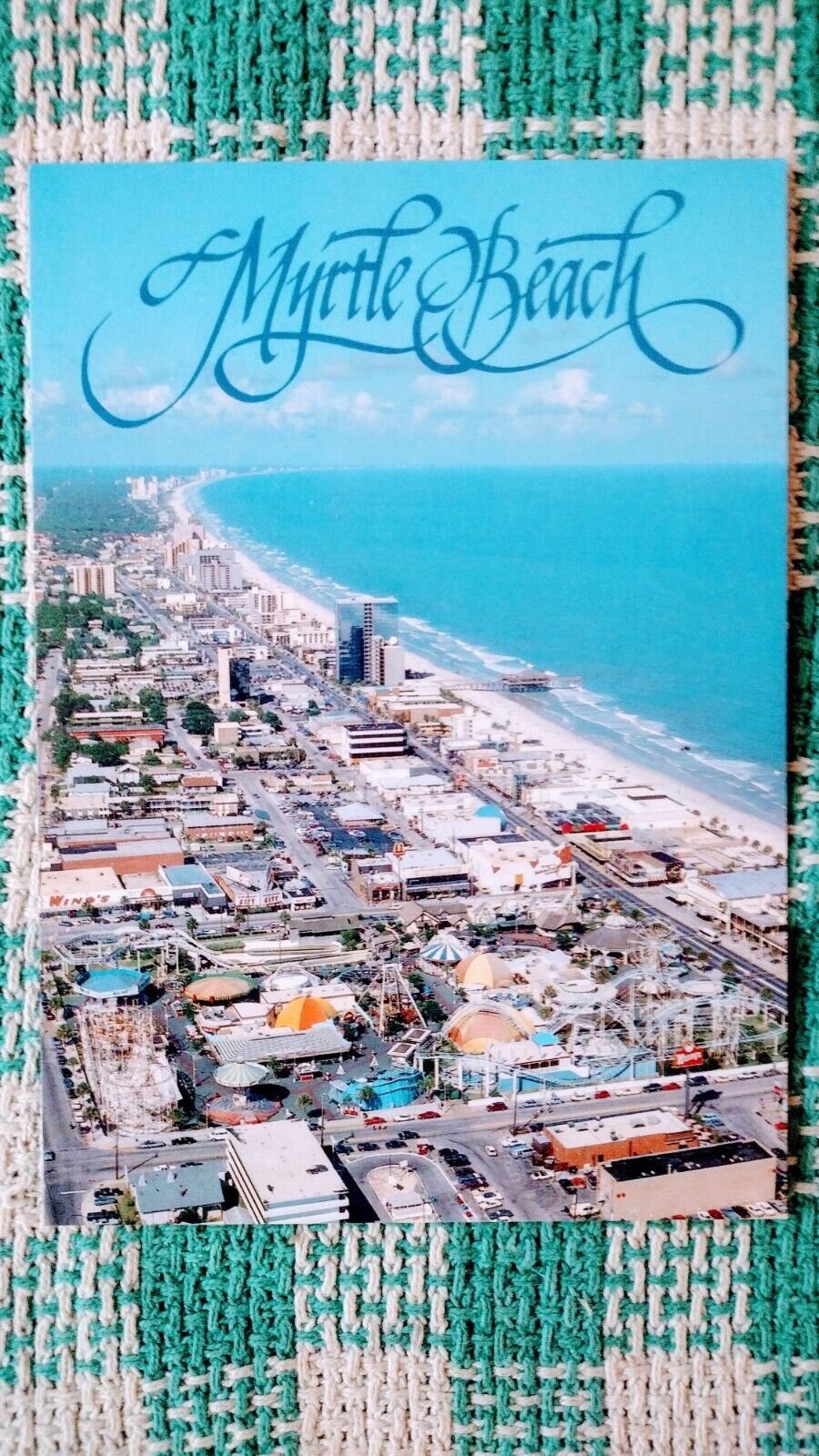 BEAUTIFUL POST CARD MYRTLE BEACH SOUTH CAROLINA.
