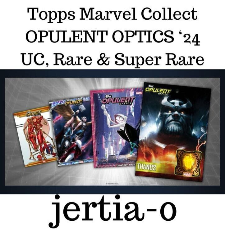 Topps Marvel Collect OPULENT OPTICS '24 **NO EPIC/NO LEGENDARY**