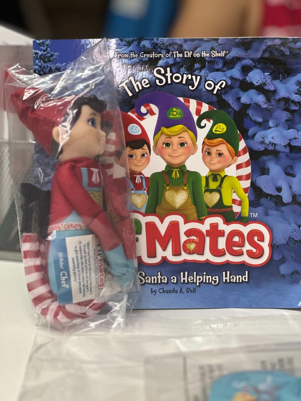 Elf Mates The Chef Doll Christmas Collectible Plush Elf on The Shelf  & Tee