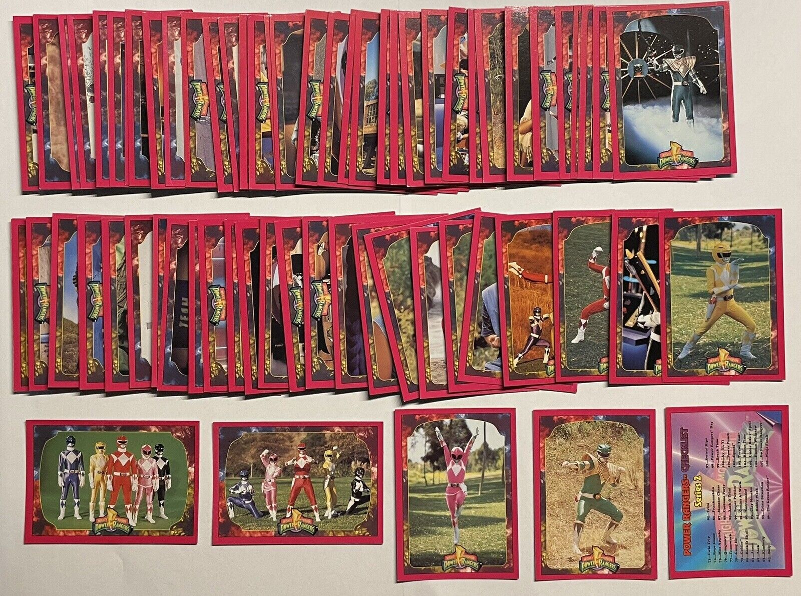 1994 Saban Mighty Morphin Power Rangers - 66 Cards See photos & description