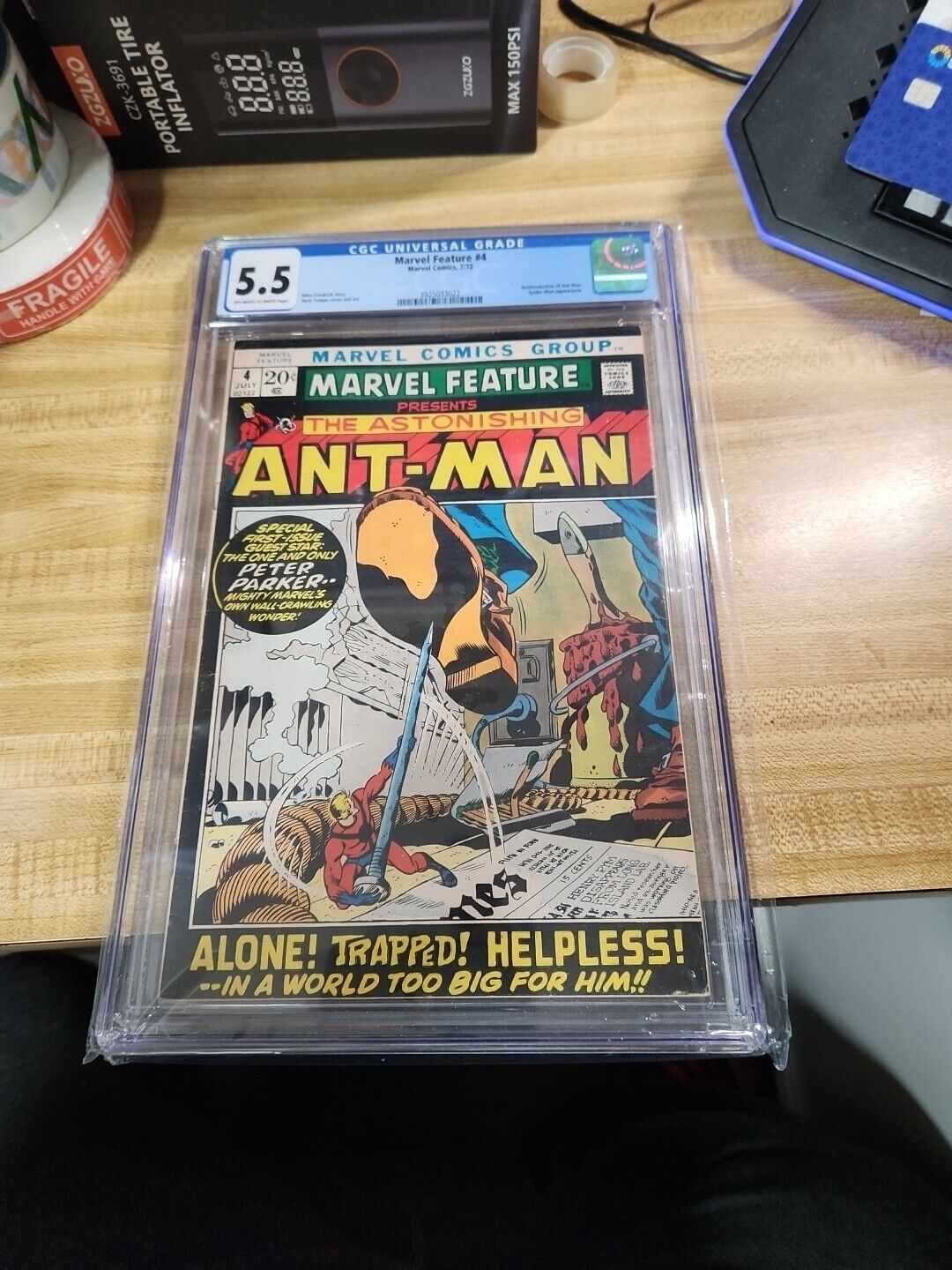 MARVEL FEATURE #4 CGC 5.5 RE-INTRO OF ANT-MAN SPIDER-MAN. 