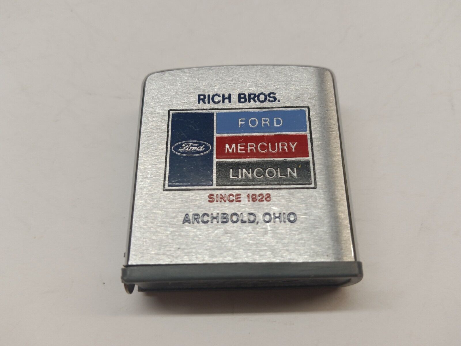 Vintage 1960s Ford Dealership Advertising Tape Measure Archbold Ohio