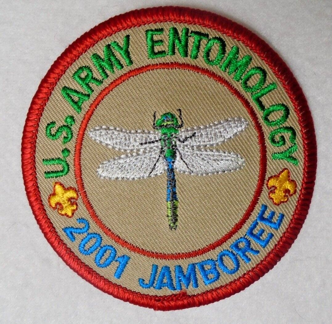 Boy Scouts BSA 2001 Jamboree U.S. Army Entomology Patch