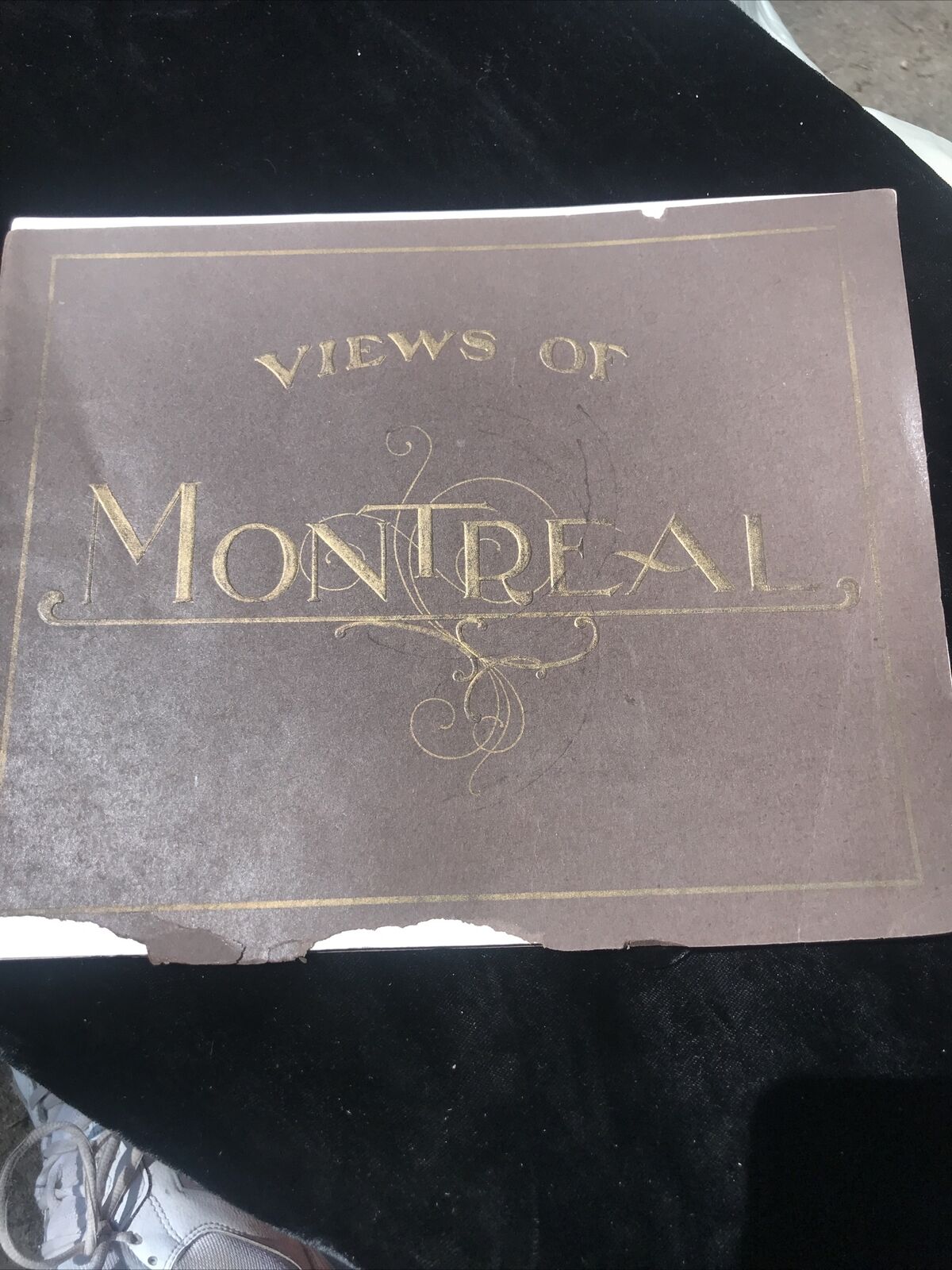 vintage 1904 views of Montreal booklet br8