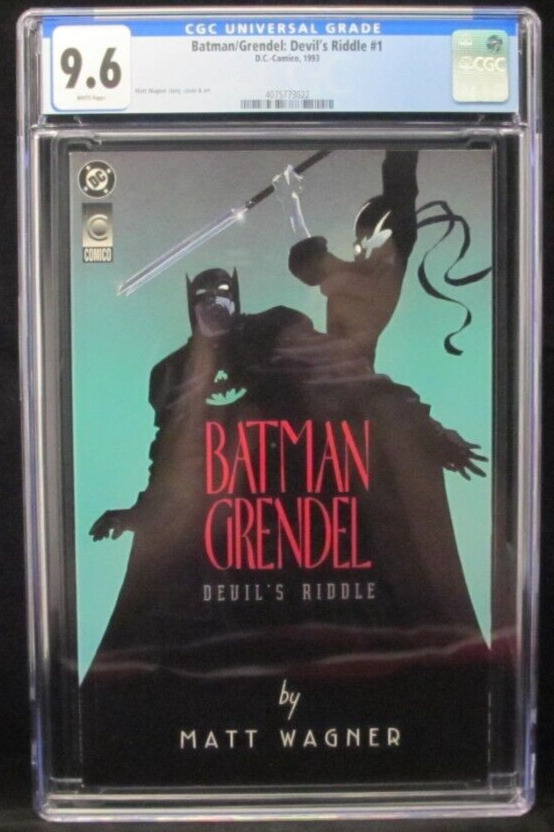 1993 DC Comico Batman/Grendel: Devil's Riddle #1 CGC 9.6 Near Mint+