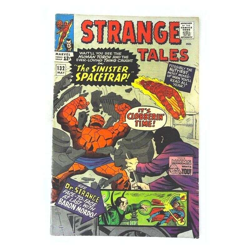 Strange Tales #132  - 1951 series Marvel comics Fine minus [c%