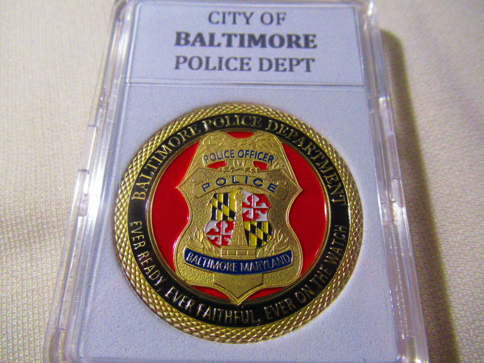 City of Baltimore Police Dept Challenge Coin
