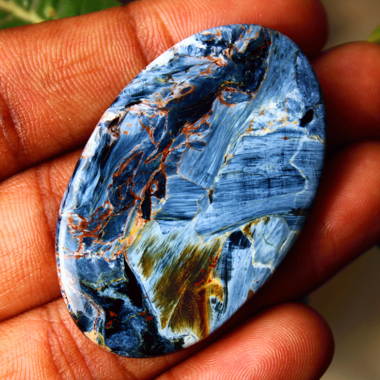 12.7g Natural Pietersite Small Size Crystal Palmstone Healing Mineral Specimen