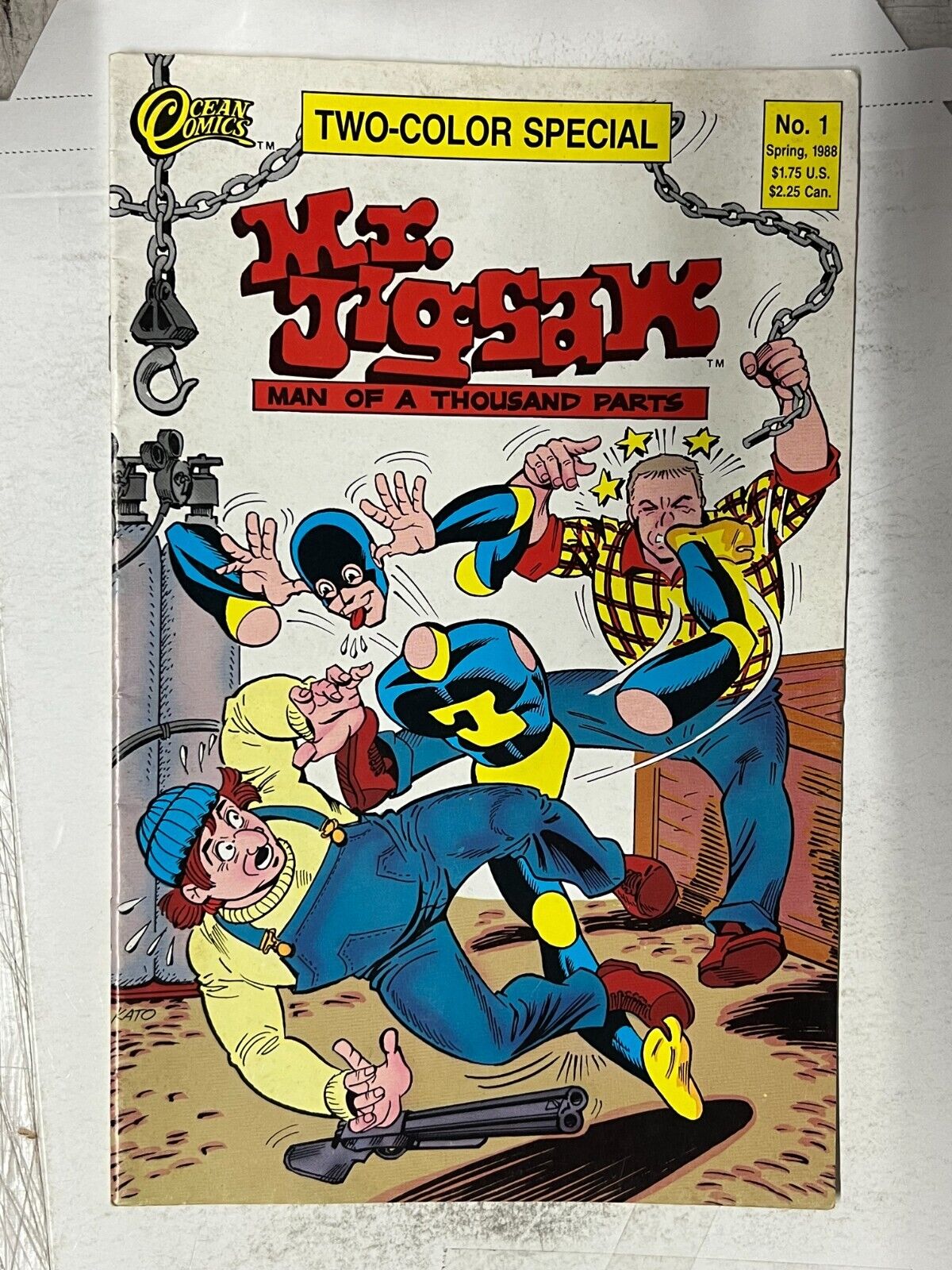 1988 mr.jigsaw #1 ocean comics | Combined Shipping B&B
