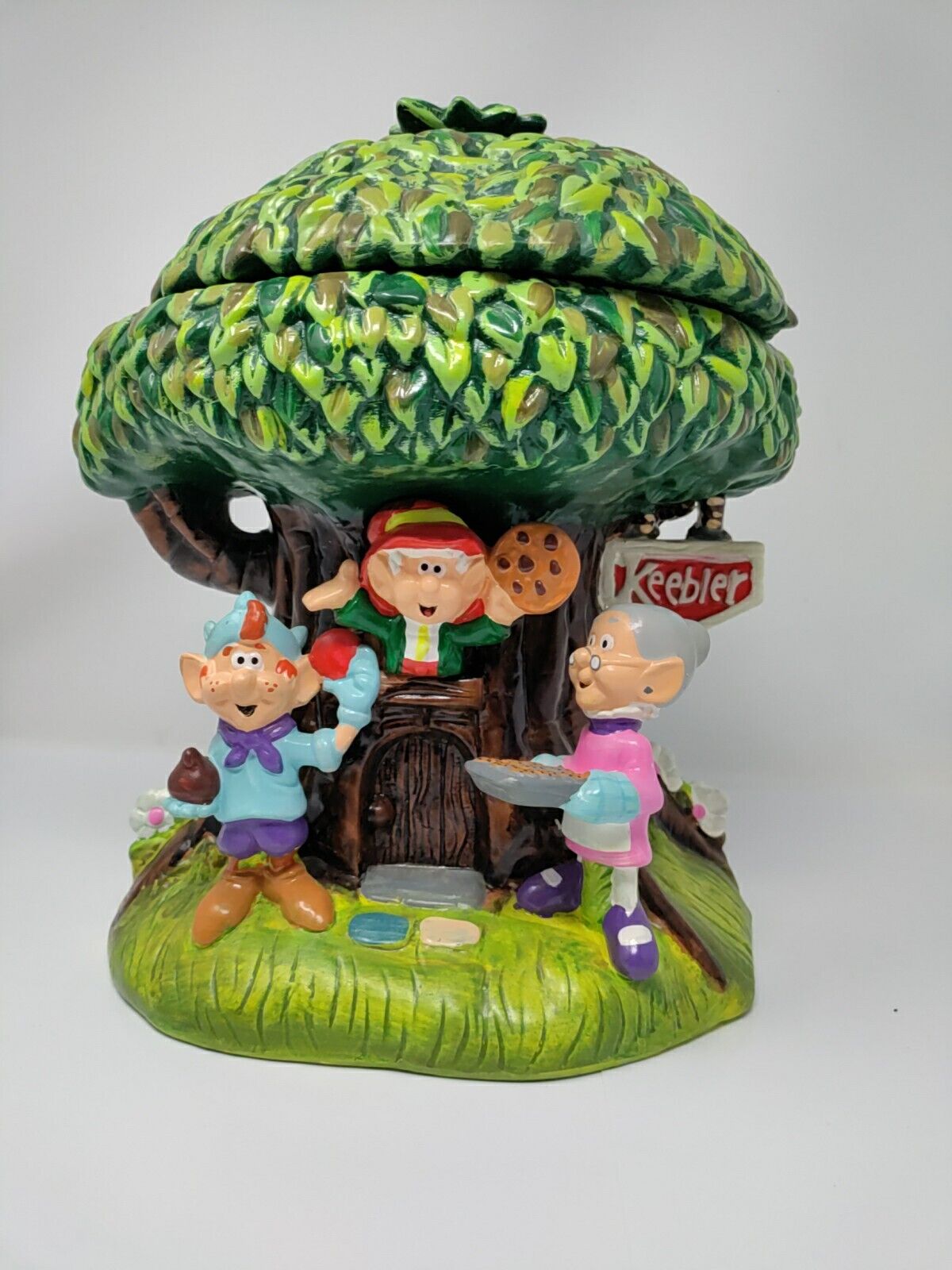 Keebler Hollow Tree Elves Cookie Jar Limited Edition 2000 