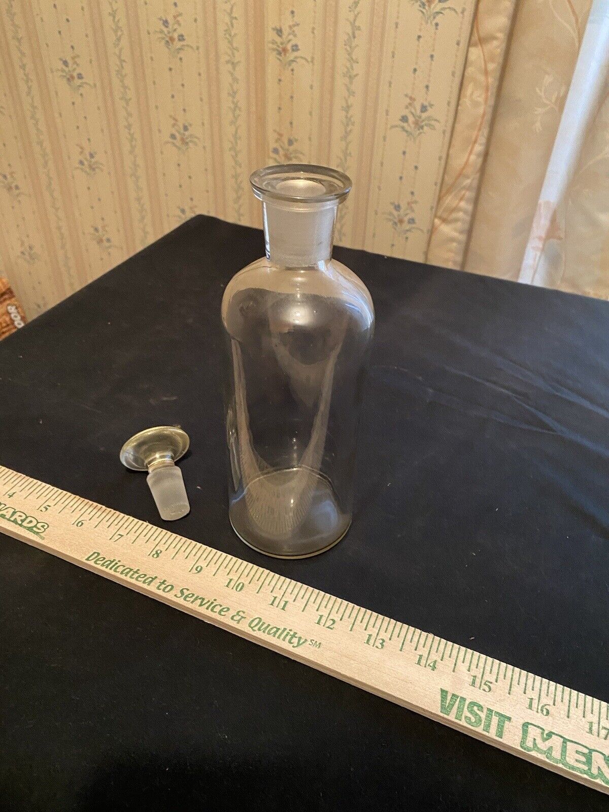 Glass Reagent Bottle With Glass Stopper