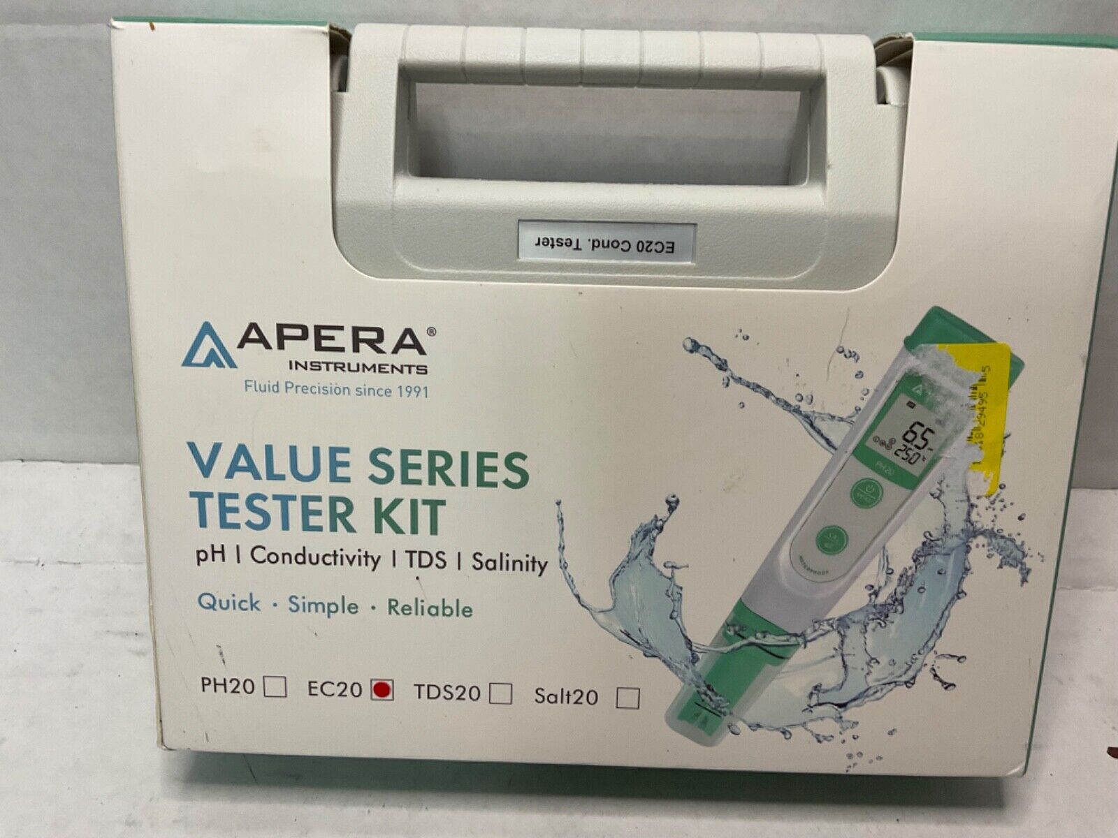Apera EC20 Value Pocket Conductivity Tester Kit -AI212 -EC/Temp Readings water.