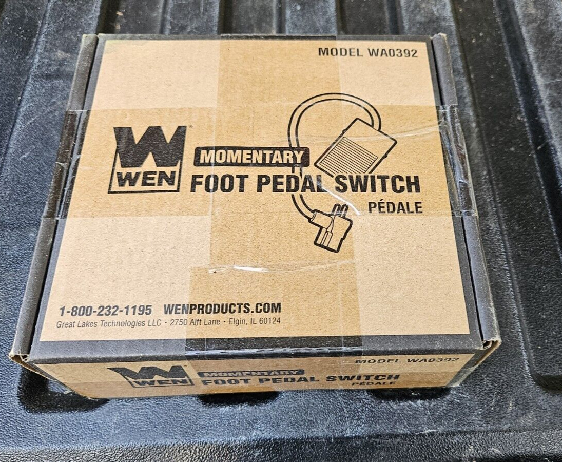 Wen Momentary Power Foot Pedal Switch 120V 15-Amp