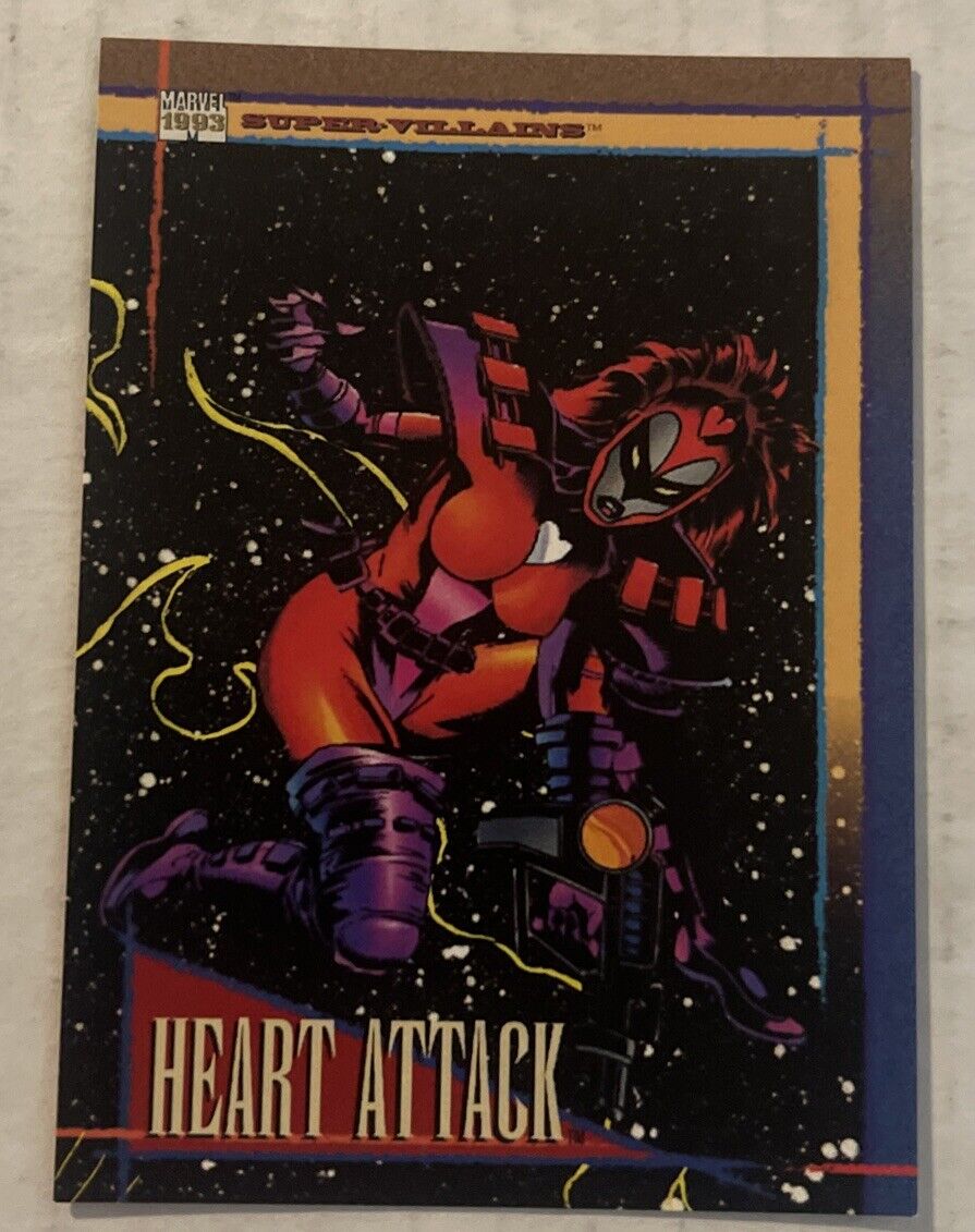 1993 Marvel Universe # 102 Heart Attack