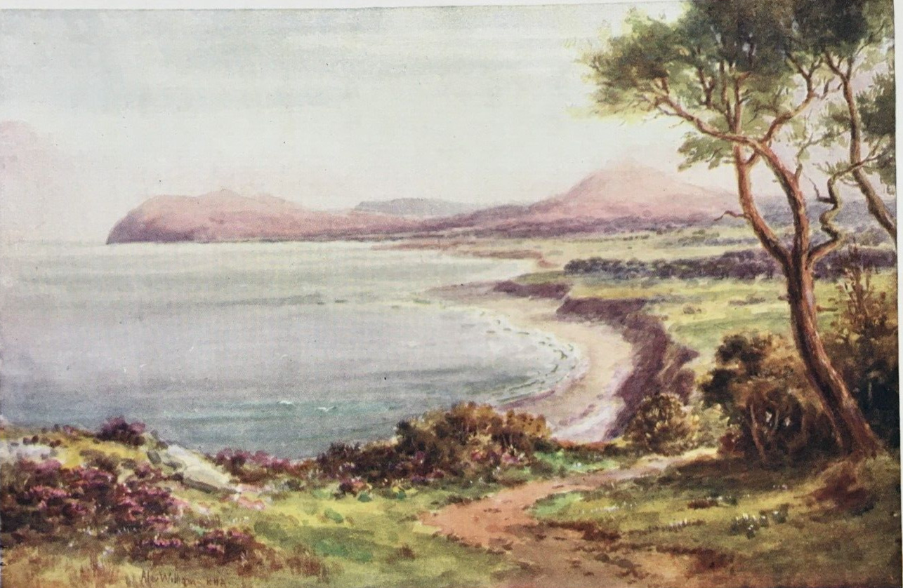 Killiney Bay and Bray Head - Antique Print c1910