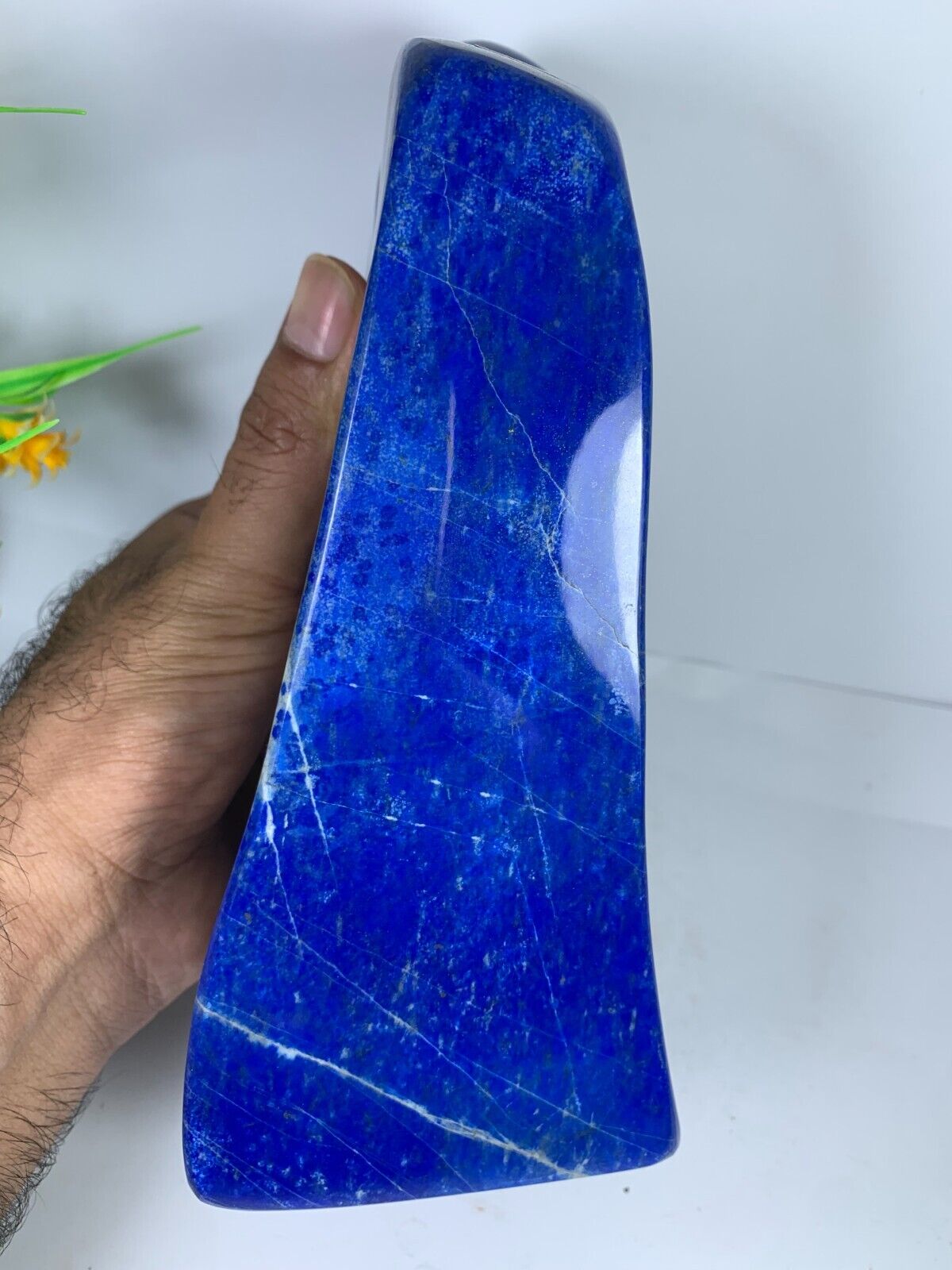 3-kg Lapis Lazuli Freeform Polished Rough Tumble Healing Crystal Specimen Stone