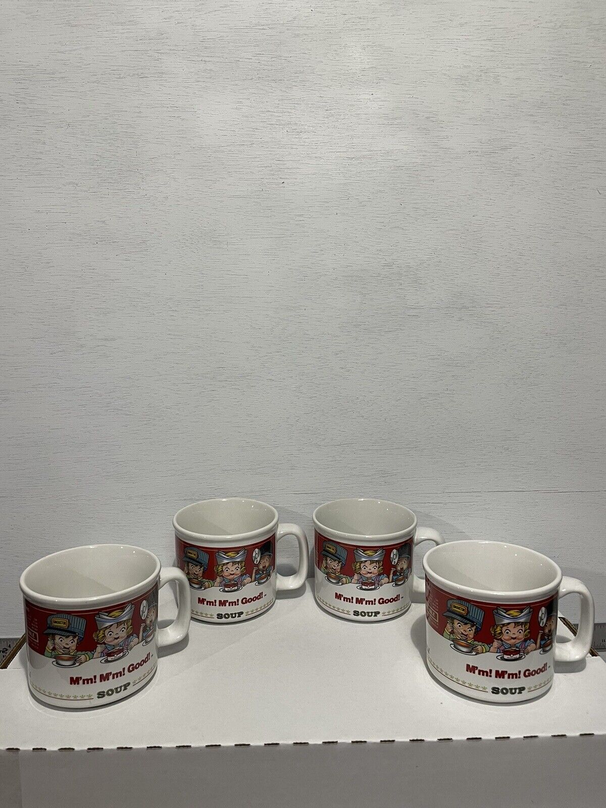 Vintage Campbell Soup Mugs (1993) Lot Of 4 By Westwood See Details