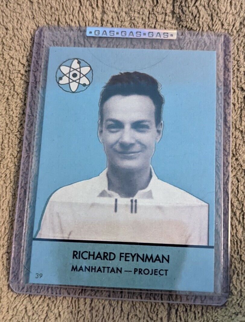 G.A.S. Trading Card Series 2 Card # 1 Richard Feynman Dr. Manhattan RC 18/100 SP