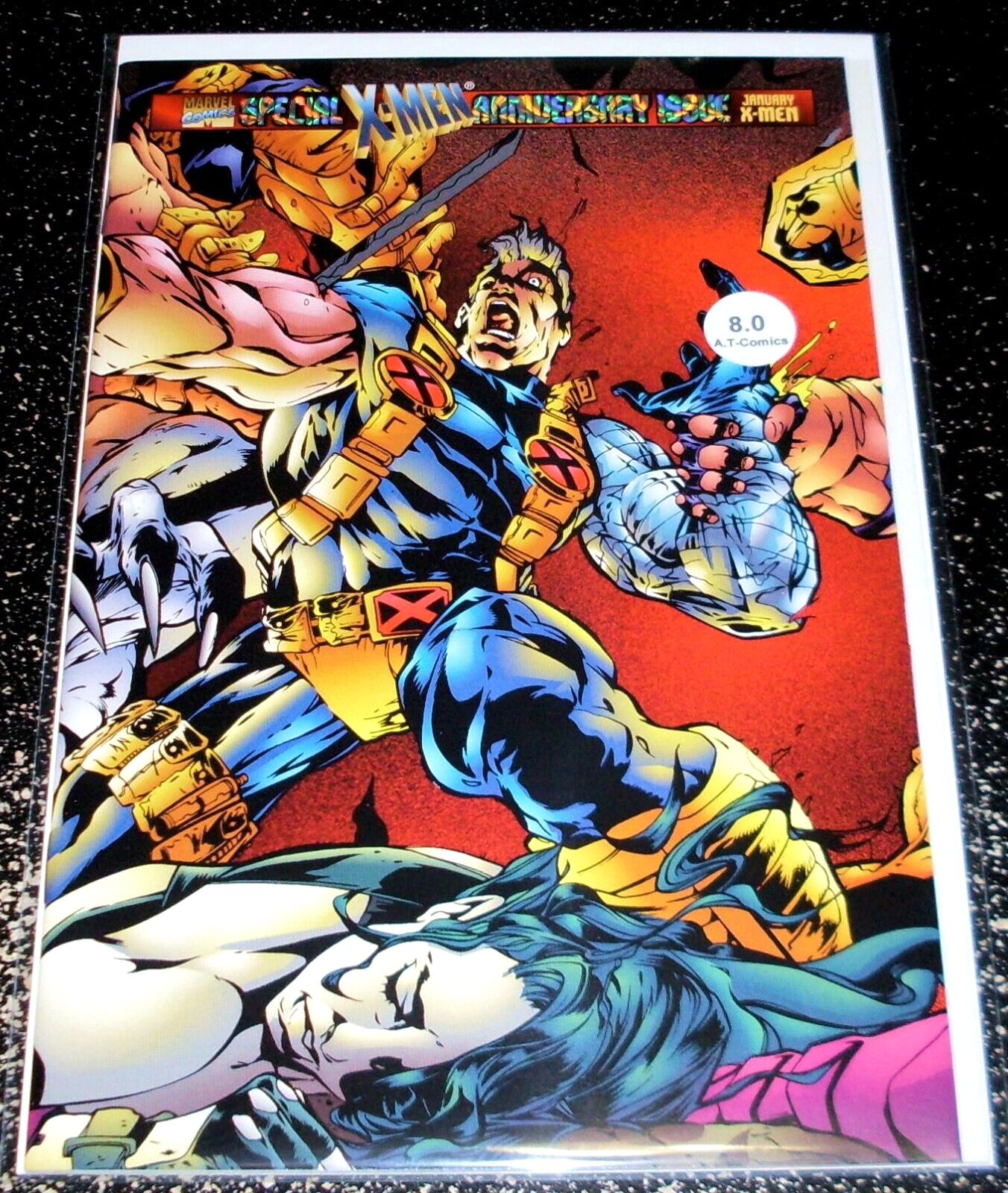 X-Force 50A (8.0) 1st Print 1996 (Pollina Holofoil) - Flat Rate Shipping