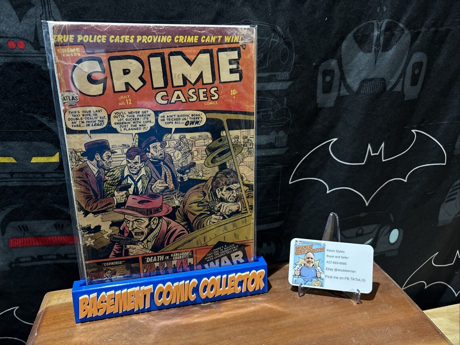 Crime Cases #12  1952 - Atlas - Comic Book Pre Comic Code Crime Intact. Nice