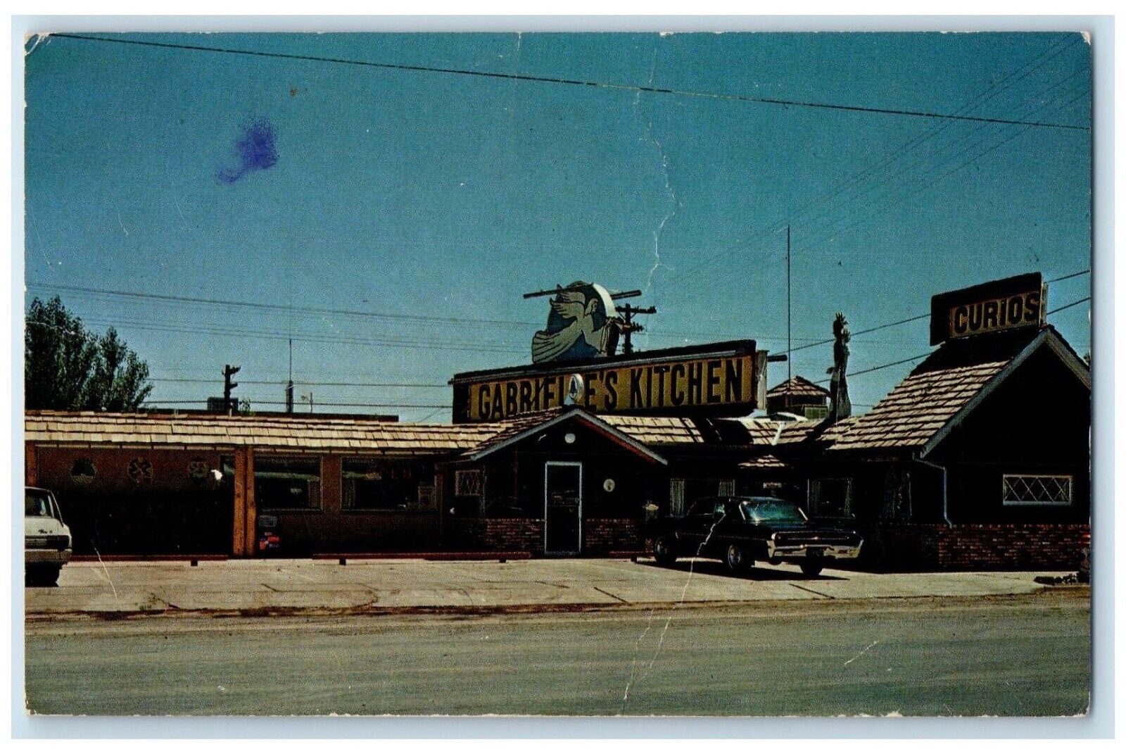 c1940's Gabrielle's Kitchen Restaurant Curio Shop Phoenix Arizona AZ Postcard
