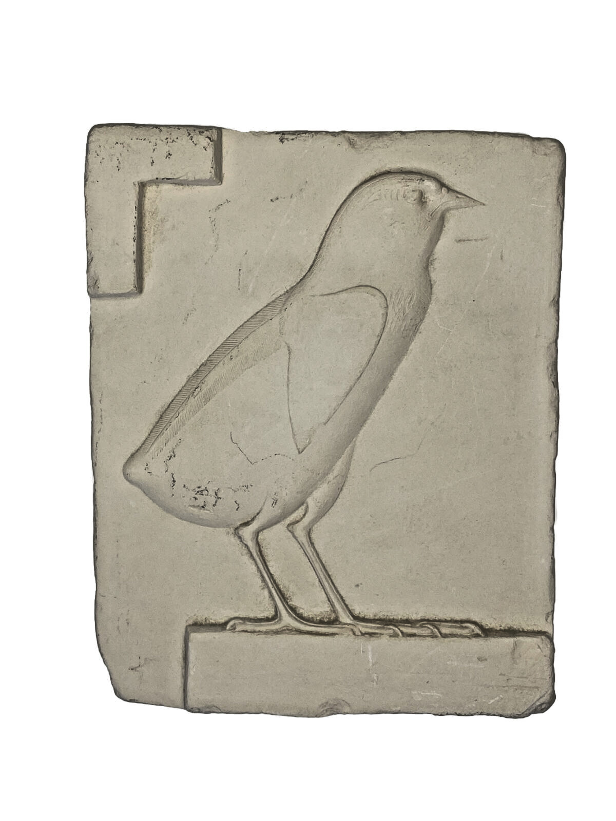 Egyptian Quail Chick Relief Plaque Reproduction. MMA Metropolitan Museum of Art