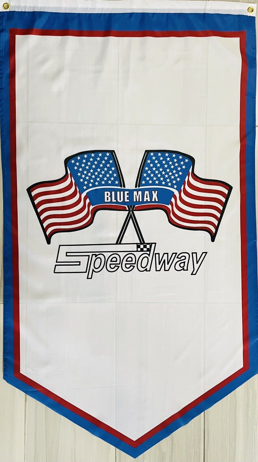 SPEEDWAY Blue Max Snowmobiles 3x5ft FLAG BANNER MAN CAVE GARAGE 100% Polyester