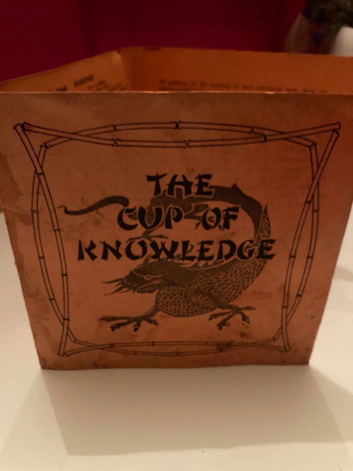 Cup of Knowledge pamphlet