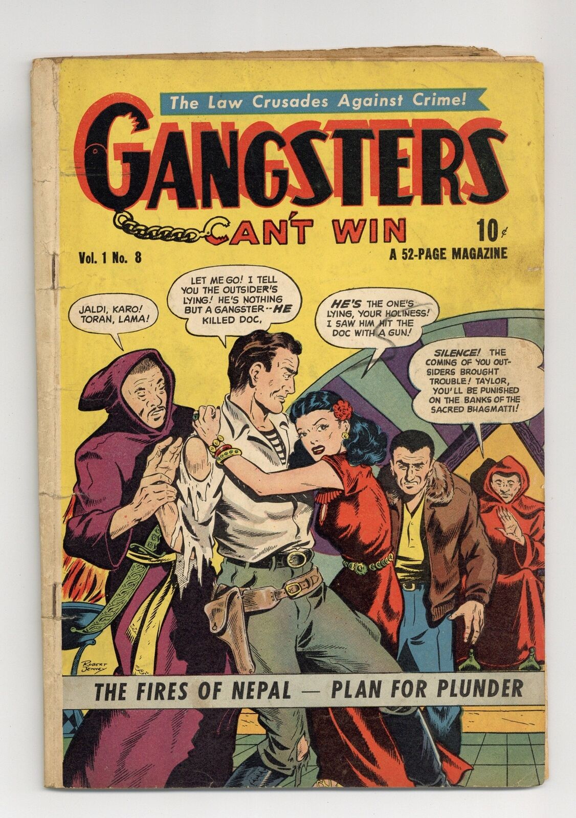 Gangsters Can't Win #8 GD- 1.8 1949