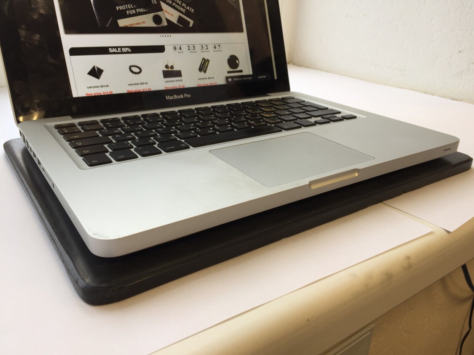 Shungite plate for laptop EMF protection Karelia 45% carbon content c60