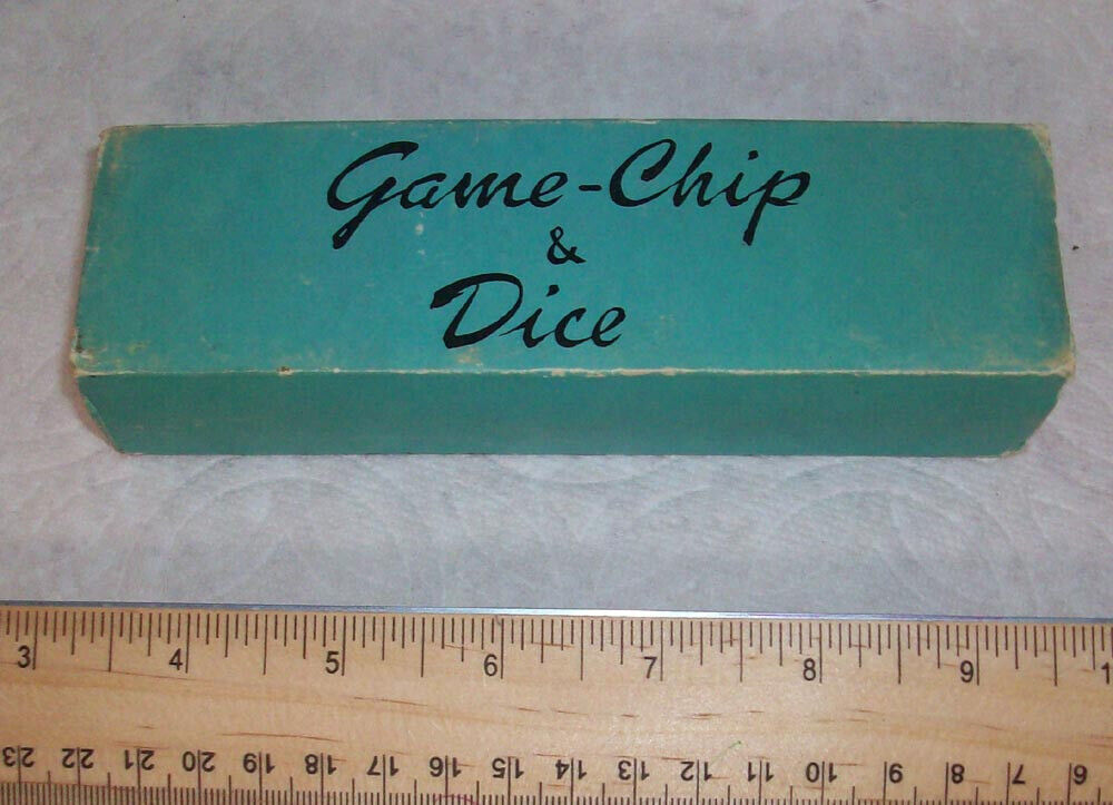 Vintage Chip and Dice Game Japan
