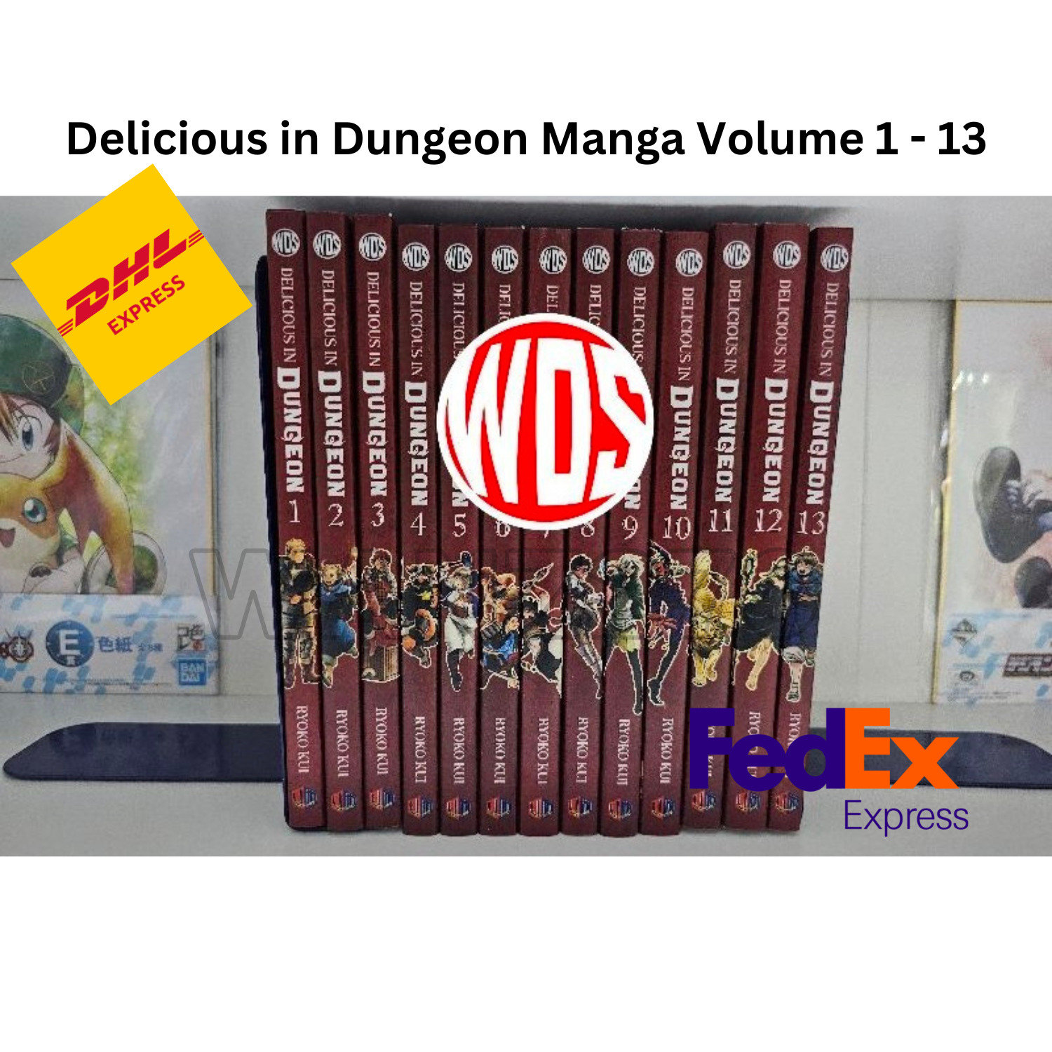 Delicious in Dungeon Manga Vol 1-13 English Version Ryoko Kui Comic Express Ship