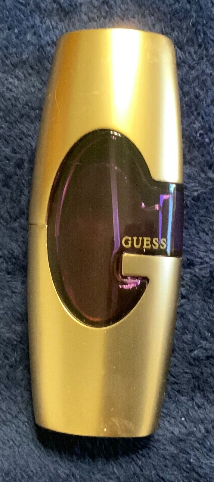 vintage guess gold perfume 2.5 1/2 full