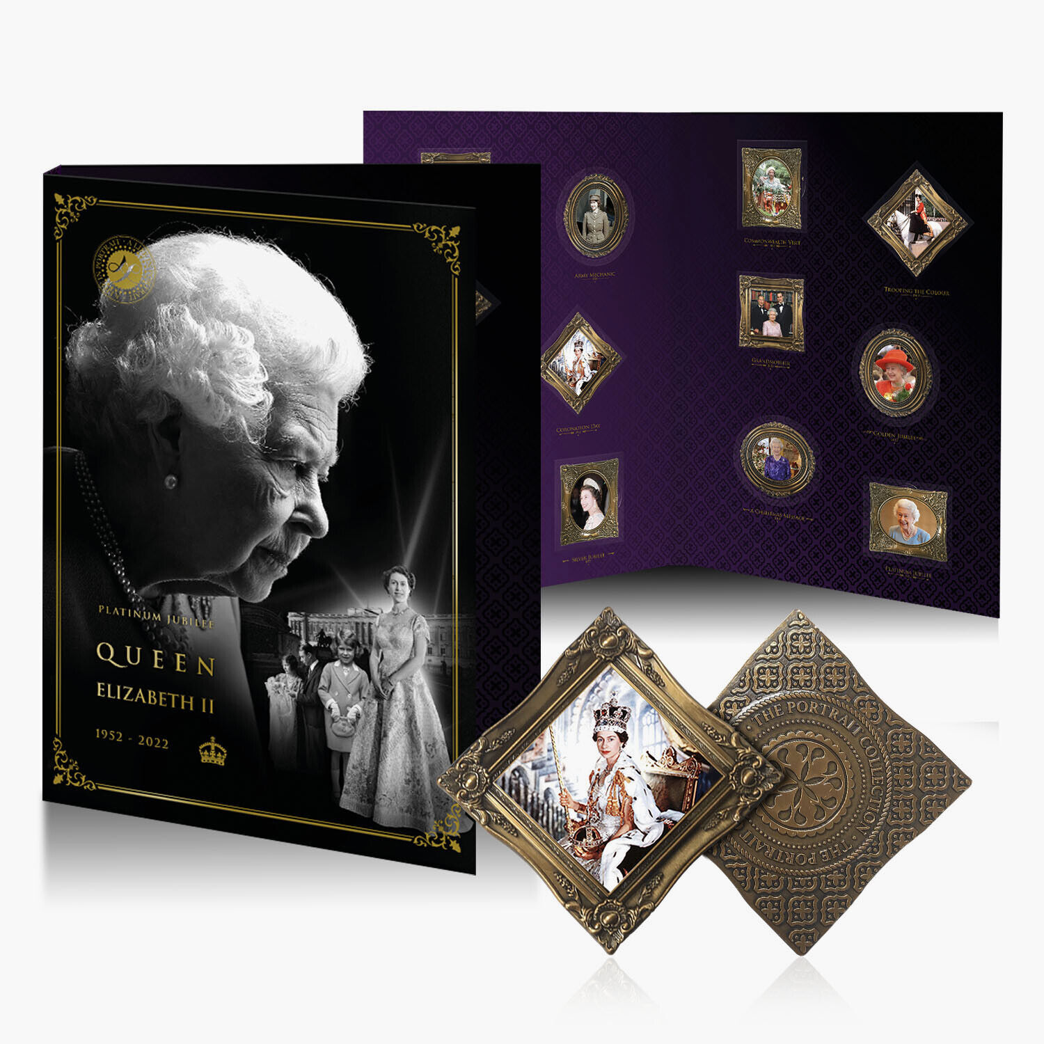 A Life in Portrait Queen Elizabeth II Complete Royal Portrait 12 Coin Collection
