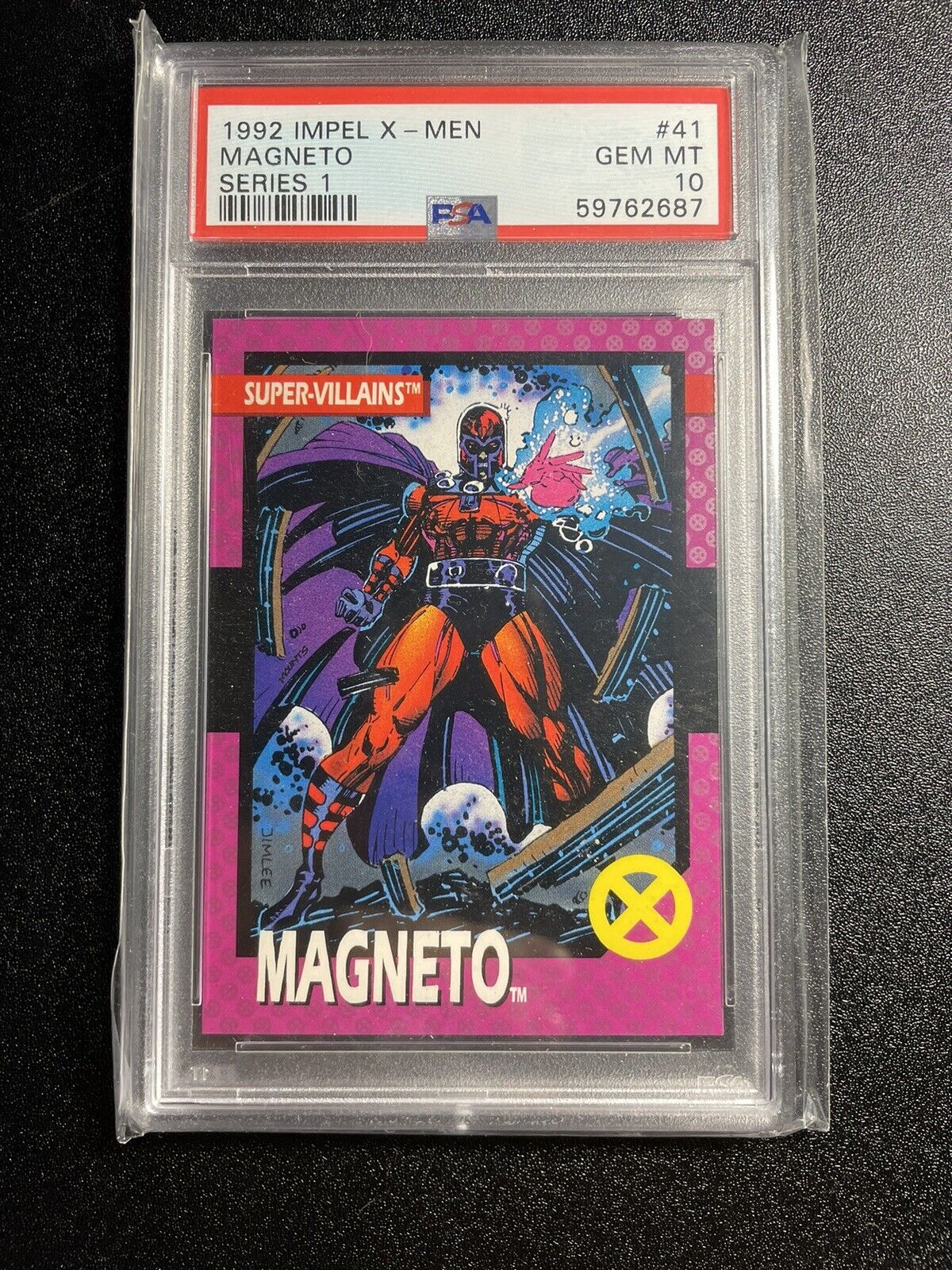 1992 Impel X-Men Magneto Series 1 #41 PSA 10 GEM MINT