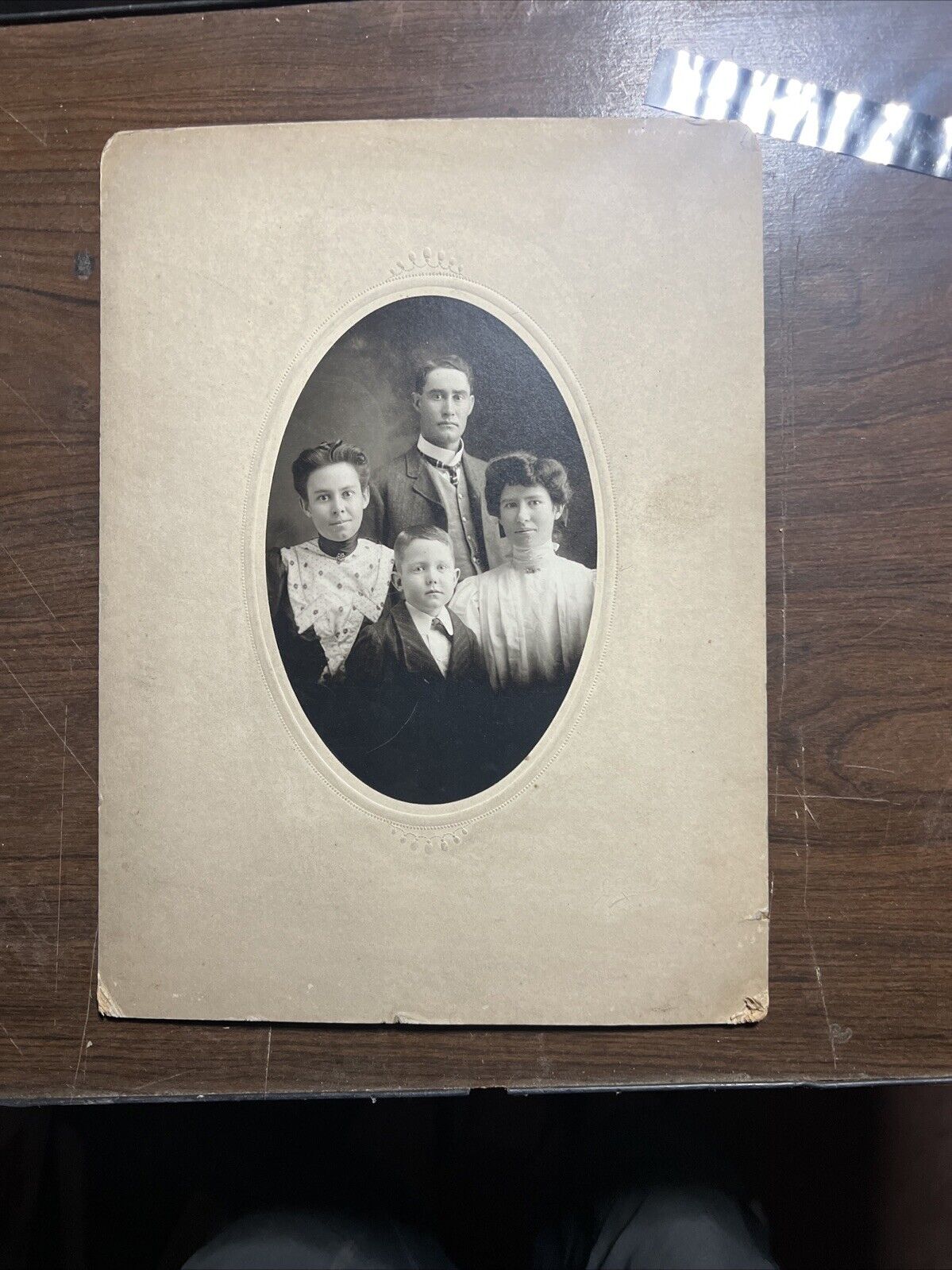 Antique Family Portrait Photo 
