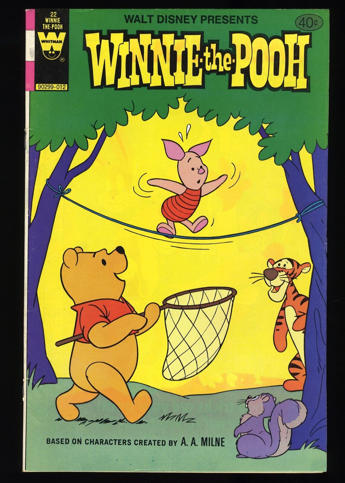 Winnie the Pooh #22 VF- 7.5 Ultra Rare Whitman Gold Key/Whitman