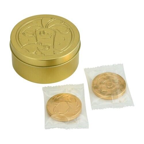 Pokemon Center Gholdengo Gimmighoul Coin Box Milk Chocolate Candy Gold Tin Can