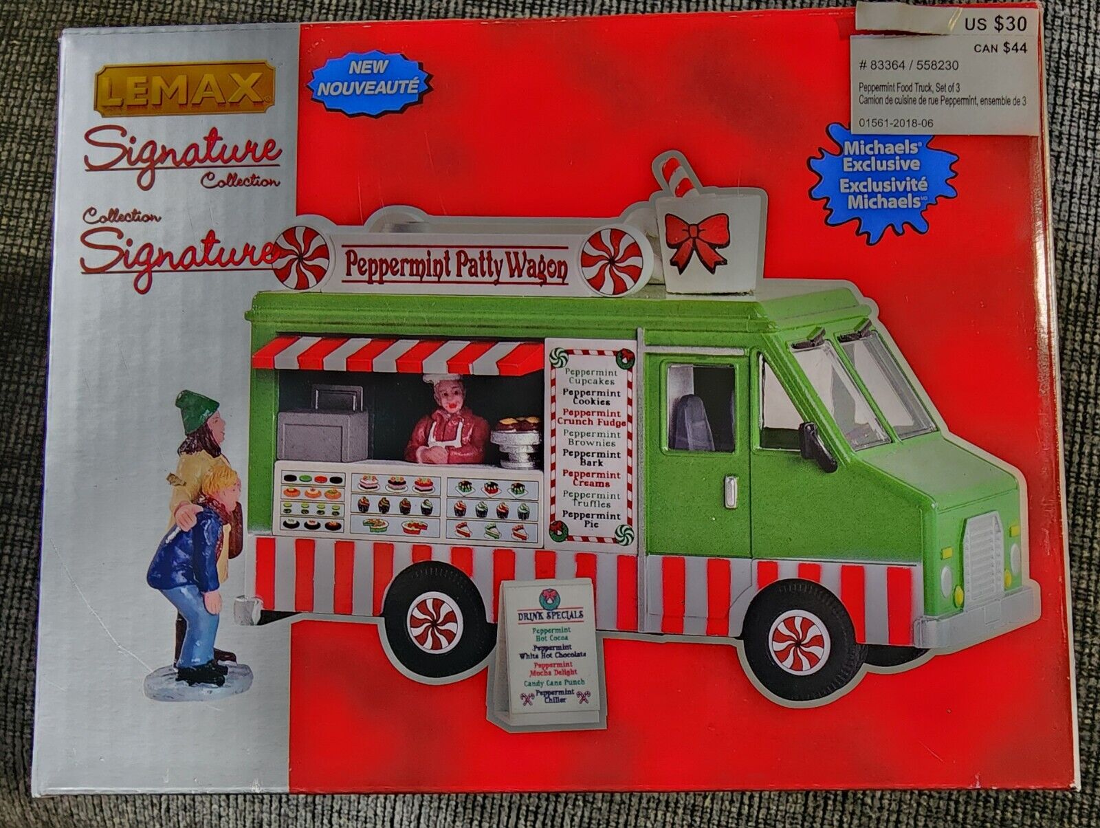 Lemax Peppermint Food Truck