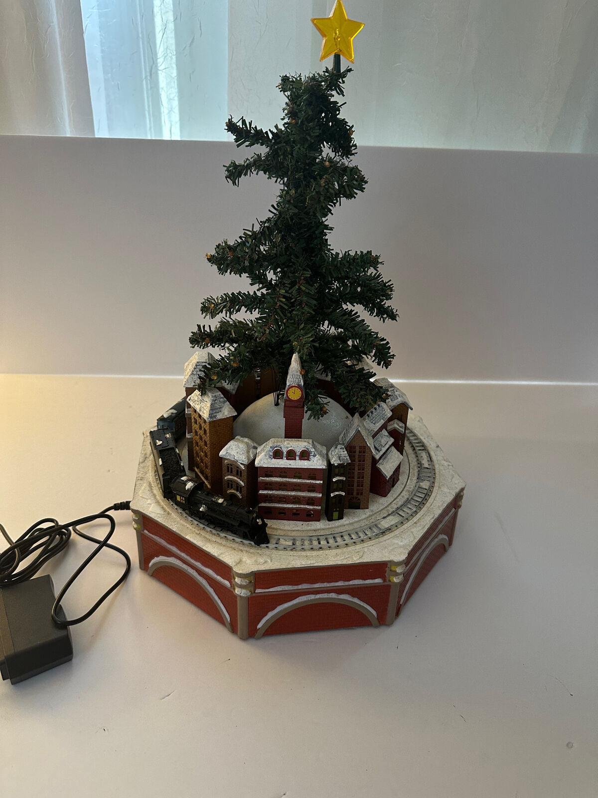 HALLMARK Polar Express Lighted Christmas Tree Train Music Works