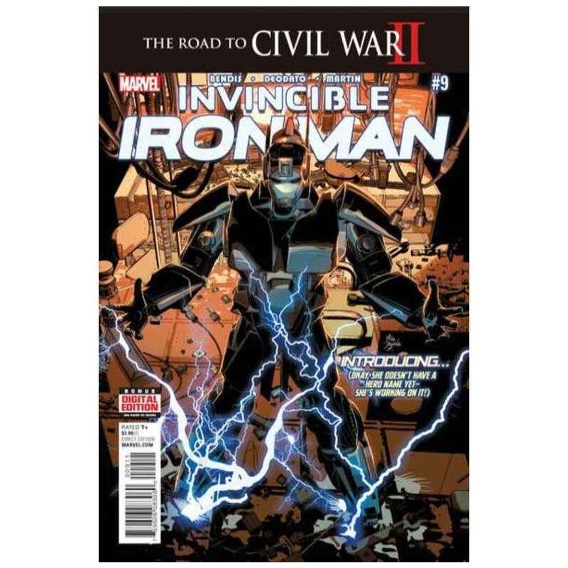 Invincible Iron Man (2015 series) #9 in NM minus condition. Marvel comics [h~