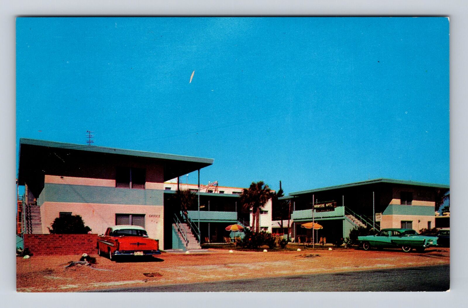 Clearwater Beach FL-Florida, Bankson Apartments Advertising, Vintage Postcard