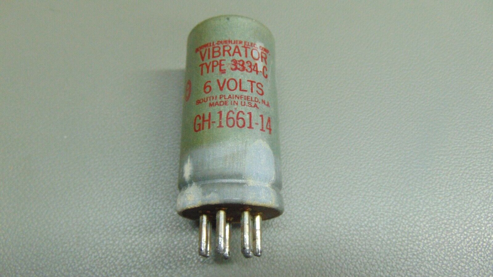 Vintage Tube Radio Vibrator 6 volt 7 pin Cornell Dubilier 3334-C