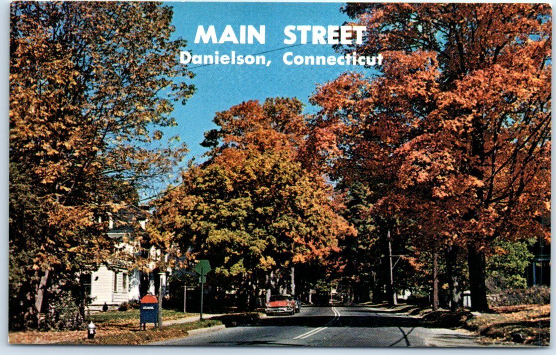 Postcard - Main Street, Danielson, Connecticut, USA