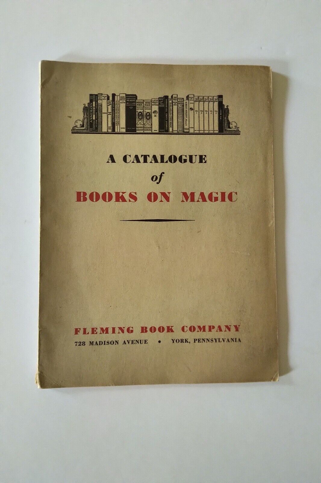 A Catalog of Books on Magic, 1949 Fleming Book Company